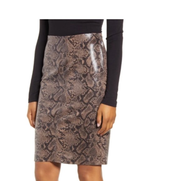BLANKNYC snakeskin pencil skirt - Picture 2 of 7